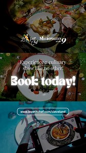 🎉 For the first time ever in Cleveland – Le Petit Chef arrives at Metropolitan at The 9. A magical 3D dining show ✨🍽️ | Le Petit Chef