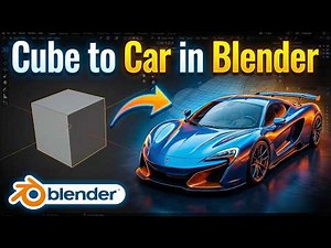 Turning a Simple Cube into a Car in Blender (Full Process)