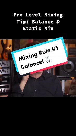 Creating Balance and a Static Mix !! Hope everyone enjoys the video! #audioengineertok #onlineeducators #fyp #producelikeapro