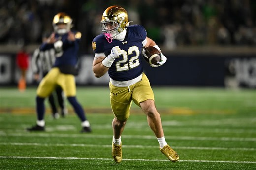 Notre Dame running back Aneyas Williams will be limited this spring