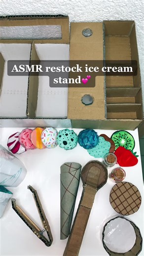 DIY Cardboard Ice Cream Stand Tutorial