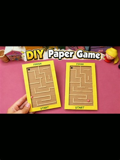 DIY Paper Draw and Guess Chain Game Craft