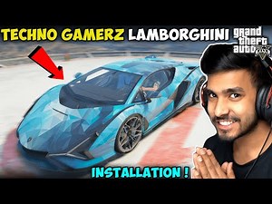 How to Install Techno Gamerz Lamborghini Sian in GTA 5 Mods 2025 (Hindi)