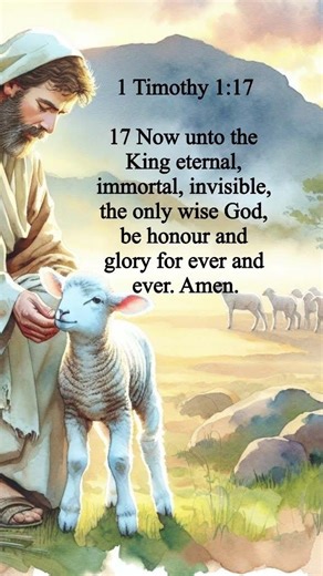 Bible Verse - 1 Timothy(1:17) KJV, #Jesus #Bibleshorts #Bibleverse,#faith,#today