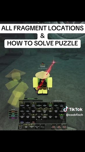 #CapCut Fragment locations & How to solve puzzle in new fisch update! | Tutorial #fisch #roblox