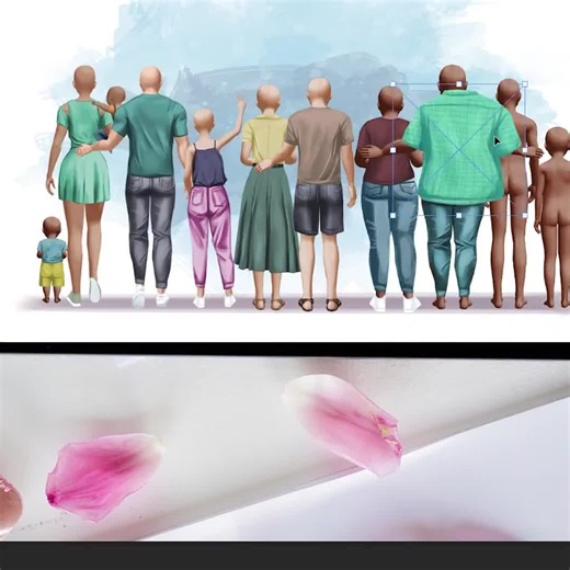 Full Family Clipart Bundle | All Ages | Baby, Kids, Teens, Adults, Seniors | Hairstyles & Outfits for Custom Family Portraits Gifts | DIY - Etsy Nederland