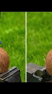 Razor vs Coconut | Which item Will Break the Shell?