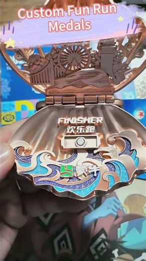 Fun Run Medals for Charity & Community Races | Flip-Open Medal Manufacturer