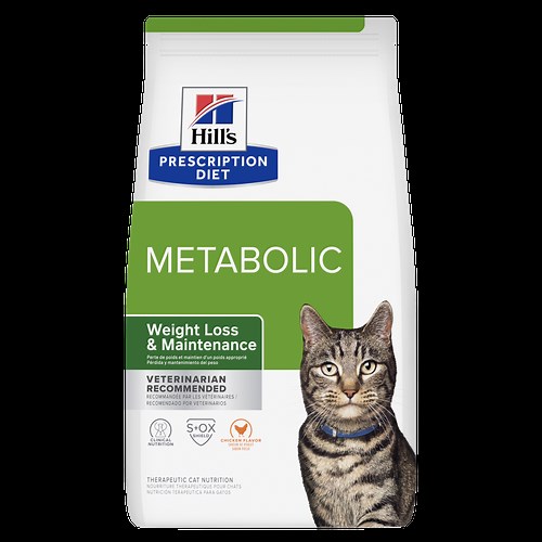Metabolic Chicken Flavor Dry Cat Food | Hill's Prescription Diet