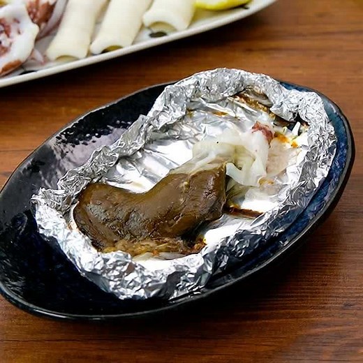 お酒に合う！ いかわたのホイル焼きのレシピ動画・作り方 | デリッシュキッチン