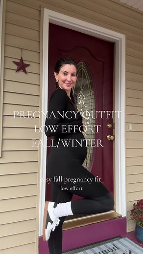 Maternity jumpsuit with a cardigan ✔️ keep it simple #pregnancyoutfit #maternityjumpsuit