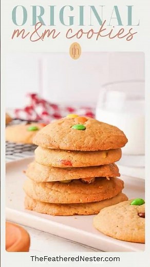 Soft & Chewy M&M Cookies🍪 Easy Colorful Cookie Recipe