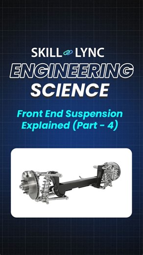 This video covers the types of Independent Front Suspension—longitudinal, transverse, sliding, parallelogram, trailing link, and vertical guide. We’ll also explore their advantages and disadvantages. Stay tuned! #SuspensionSystem #IndependentFrontSuspension #VehicleDynamics #AutomotiveEngineering #MechanicalEngineering #SkillLync | Skill Lync