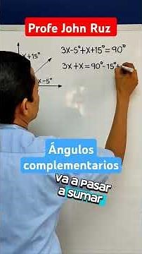Complementary Angles #math #education #learn #teach #onlineclasses #fun