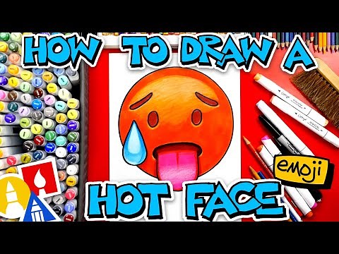 🥵 How To Draw The Hot Face Emoji 🥵