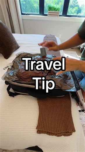 ✈️ I fit THREE vacuum compression bags into my personal item! 🤯 These reusable travel storage bags are a game changer for maximizing carry-on space and avoiding checked bag fees. @Vacbird #travelpacking #vacuumbags #compressionbag #traveltips #packingtips