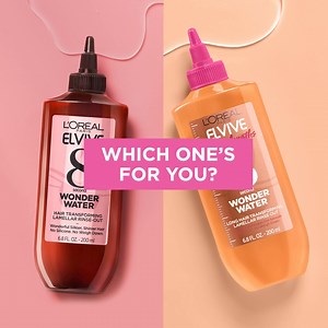 Transform you hair in just 8 seconds with our #ELVIVE Wonder Water treatments. Don't know which one's for you? Find out now. Get super soft hair today. ✨ | L'Oréal Paris Caribbean