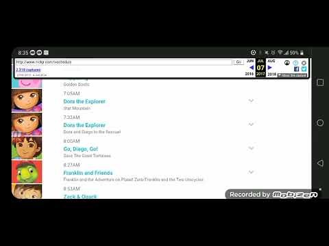 Looking at the 2017 Nick Jr channel schedule.