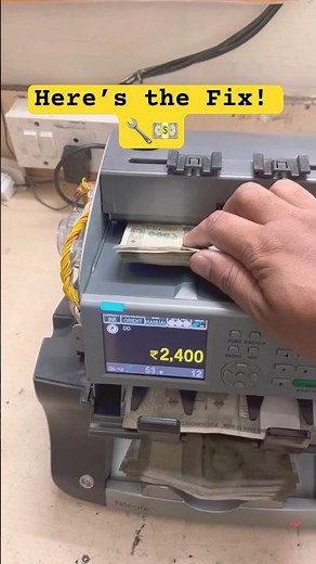 INR 500 Rejected by Ntegra Machine? Here’s the Fix! 🔧💵 #shortsviral #NoteRejectionSolution #INR500