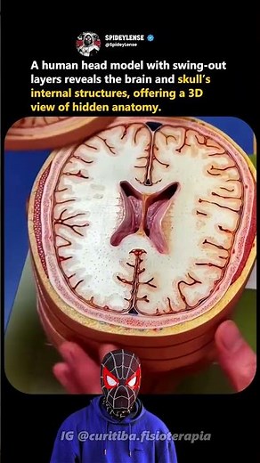 Inside the Human Head, A 3D Layered Anatomy Model
