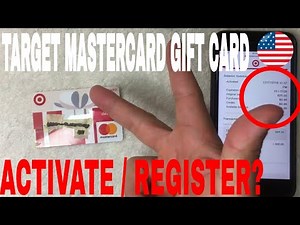 ✅ How To Activate And Register Target Mastercard Gift Card 🔴