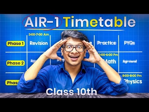 Class 10- Follow this Timetable from 15th September for 500/500😱
