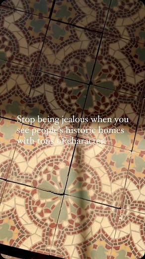 Home Decor & DIY | Old World European Interiors on Instagram: "This is certainly not the first time I’ve found salvaged building materials on Facebook Marketplace! It’s sad that some people remove hundred-year-old, high-quality materials to update their homes with newer, lower-quality ones. However, there are still people like me who love to save and reuse them. I was lucky enough to find these Victorian tiles for free on Facebook Marketplace! So instead of feeling jealous of those who uncover t