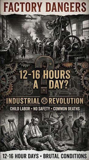 Factories Were Extremely Dangerous | Industrial Revolution Facts