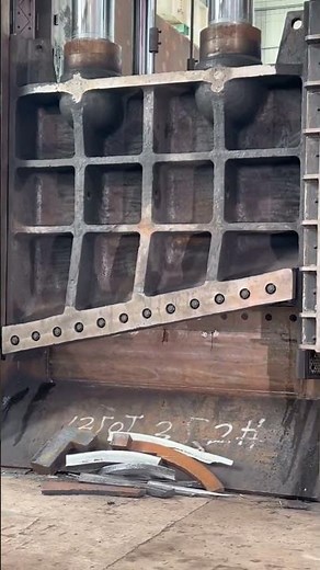 液压千斤剪切钢板机#shorts