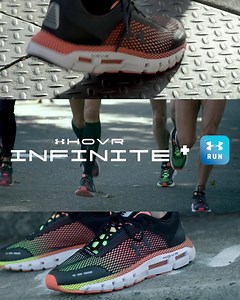 16 reactions | Meet the ultimate distance running shoe: UA HOVR Infinite. Built with our breakthrough cushioning technology. The perfect feel to go the distance. | Under Armour | Facebook