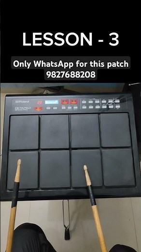 Learn One Beat In One Minute On Octapad |Lesson - 3 #octapad understand How To play Octapad