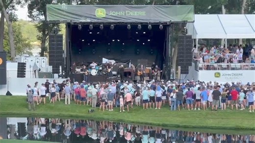 Counting Crows opens with Mrs. Potter’s Lullably at TPC Deere Run. Entertainment reporter Gannon Hanevold will have a concert review later this evening at qctimes.com and qconline.com. Video: Gannon Hanevold | Quad-City Times