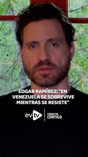 EVTV | 🎬 Édgar Ramírez: "En Venezuela se sobrevive mientras se resiste" 🇻🇪 El actor venezolano @edgarramirez25 afirmó que tras 25 años de un... | Instagram