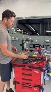 Updated tool cart tour! #pdr #paintlessdentrepair #milwaukeetools #milwaukeepackout #pdrtools