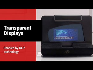 Transparent Window Display Demo with TI DLP Technology