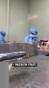Today we watch how Passionfruit pulp is extracted in a fruit factory! #fruit #passionfruit #food | Foodporn