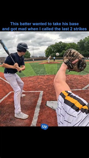 #14u Does he think they were outside? #baseball #umpire #sports #mlb