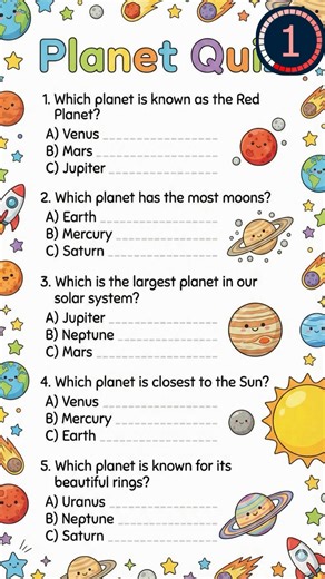 Planet Quiz Challenge | Test Your Space & Solar System Knowledge