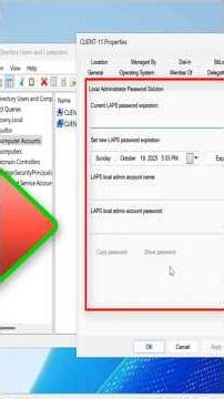 Change Local Administrator Password For All Client Computers Using LAPS GPO On Windows Server 2025