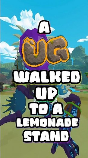 An UG Walked Up To A Lemonade Stand🍋 #ugvr #meme #roblox #ducksong #gorillatagquest