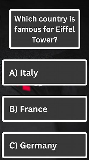 🗼 Only 1% Know This! Eiffel Tower Quiz 🤯 | VibeCheck Challenge