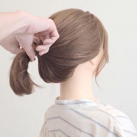 [Updo Hairstyles] One minute Hairstyle / How to Gibson Tuck ☆ hair works &SOL