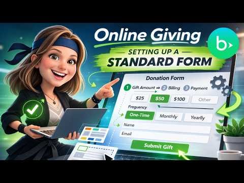 How to set up a standard online giving form in Raiser's Edge NXT?