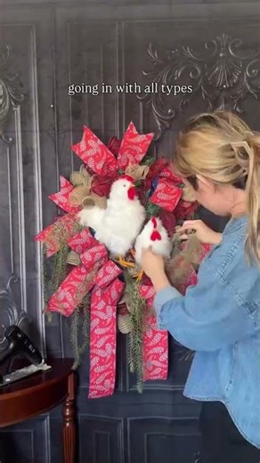 🐔 WINNER WINNER CHICKEN DINNER 🐔 let’s make a chicken wreath! 😎❣️💛 || Jeromie T.V || #diy #2026