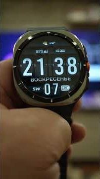 A watch face that catches the eye! The Flip Clock aesthetic 🕰️ #all_about_smart_watches