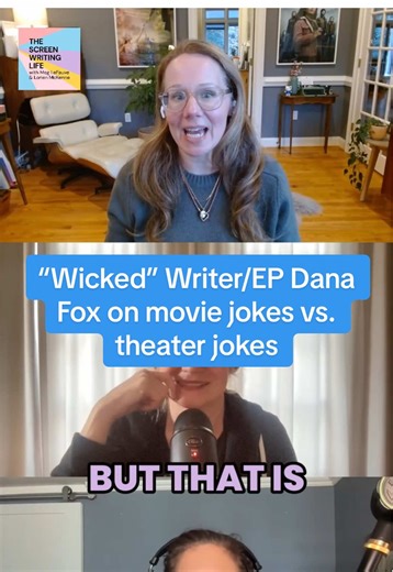 Theater jokes = BIG! Movie jokes = small