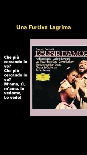 Luciano Pavarotti: Una Furtiva Lagrima. #opera #classicalmusic