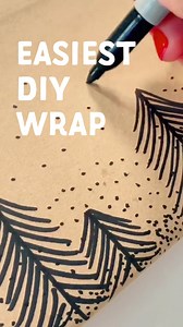 Hit the save button so you can copy this when you're wrapping 😘 (Oh and if you need help with the calligraphy part, google "the happy ever crafter faux calligraphy"- you're welcome!) #giftwrap#diy#handlettering | The Happy Ever Crafter