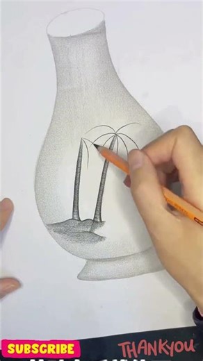 How to draw Jar Step by step/Jar Drawing With Pencil/Pencil drawing abs art#shorts