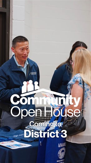 The Community Open House series is coming to District 3. Join us for the District 3 Community Open House on Wednesday, Feb. 11, at Downtown Anaheim Community Center, 250 E. Center Street. Drop in anytime between 5 and 7 p.m. to connect with city staff, ask questions and talk about what matters most in your neighborhood. Casual, come-and-go format and real conversations about your neighborhood. For those attending with a child, a kids craft table will be available throughout the event. Not sure w